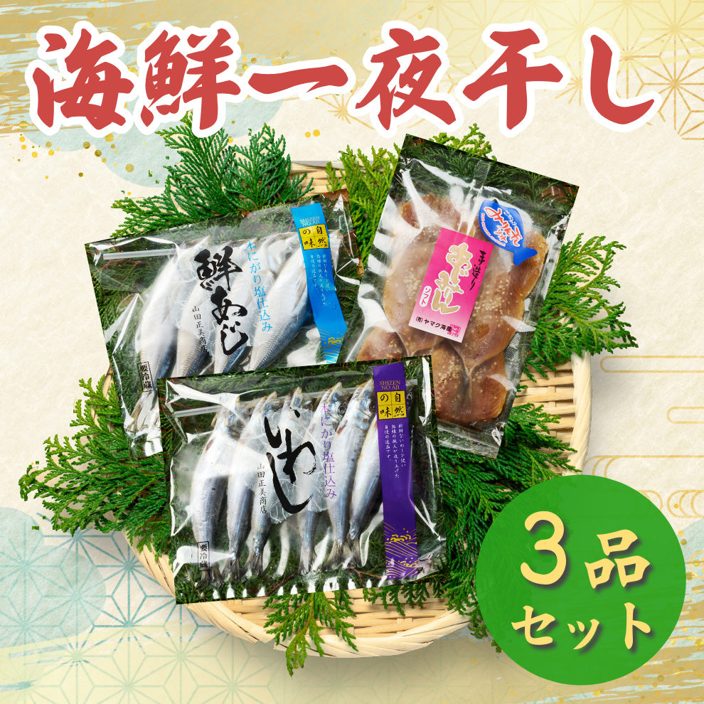 海鮮一夜干し3～９品セット【送料無料】北海道・沖縄は別途送料