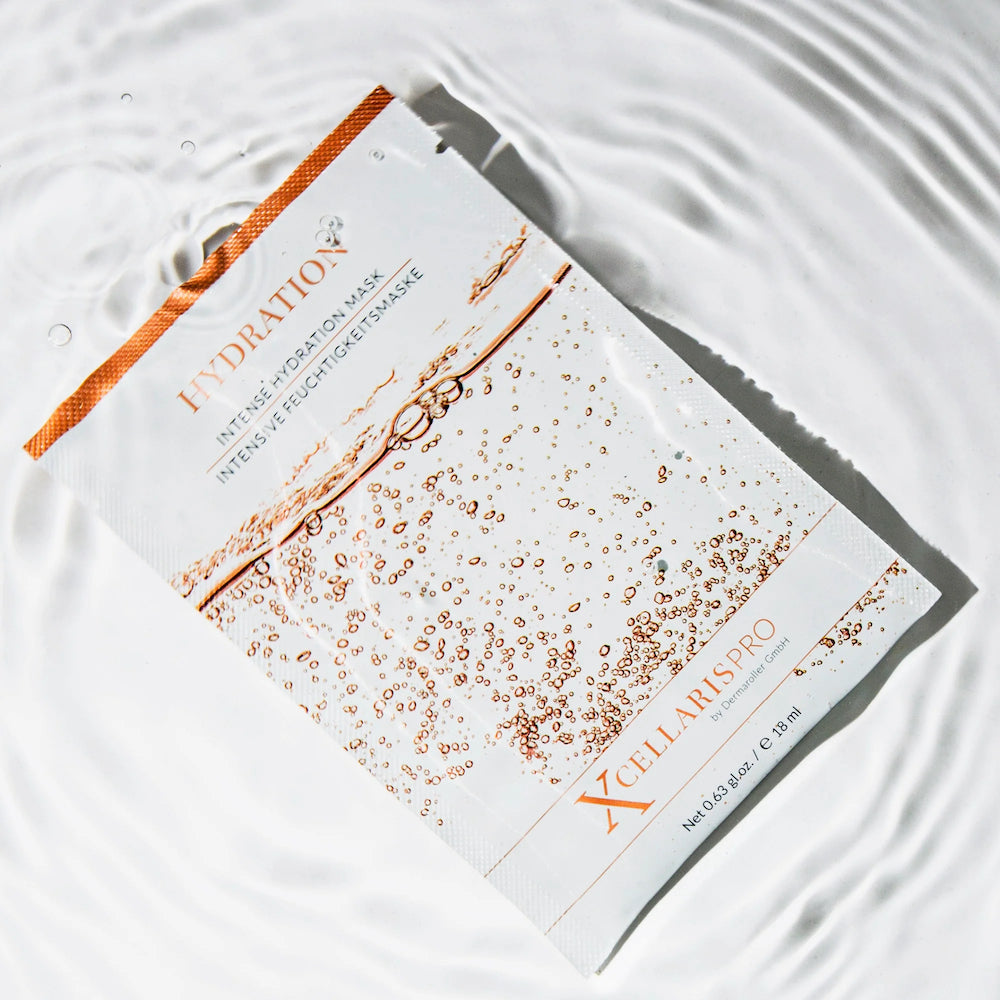 集中保湿マスクで、年齢に応じた肌にハリを与える★ダーマローラー★エクセラリスプロ ハイドレーションマスク