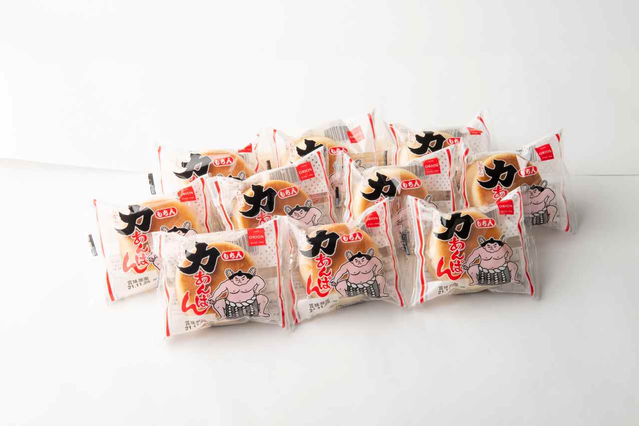 【送料無料】大福が丸ごと入った「もち入り力あんぱん」10個入り