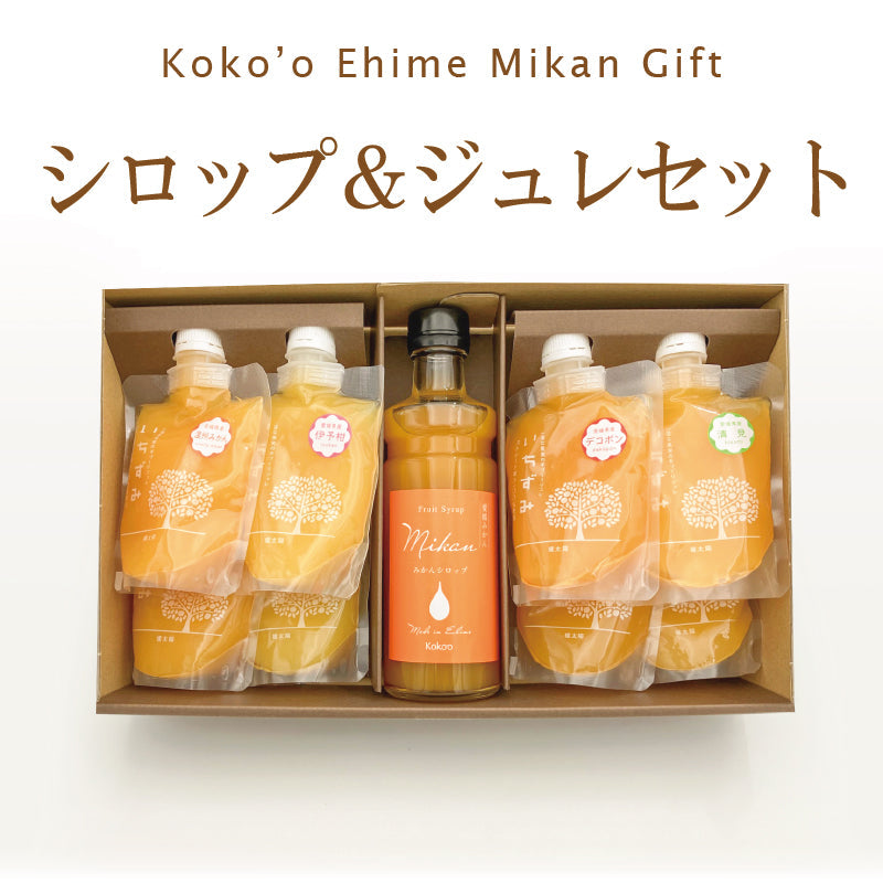 ＊新発売＊愛媛県産「フルーツシロップ」＆ジュレセット
