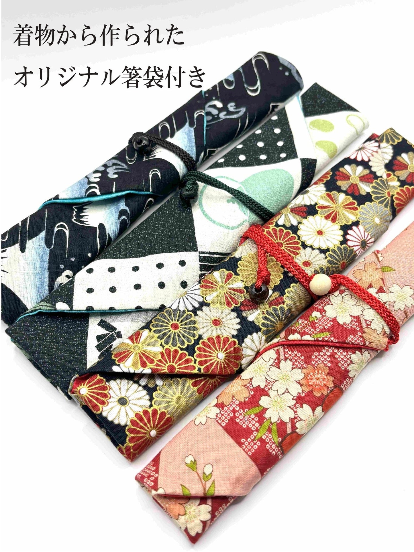 福井県鯖江市の眼鏡職人が作った純チタンのお箸【ブルー】（オリジナル箸袋付き）