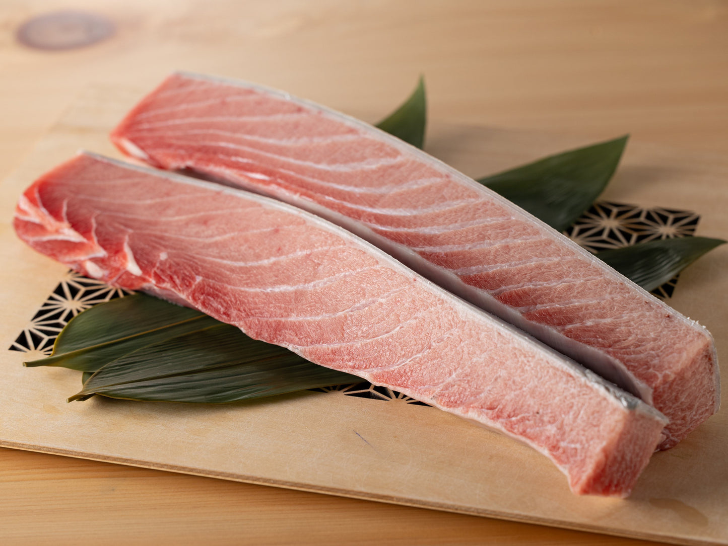 インドマグロの大トロの藁焼き