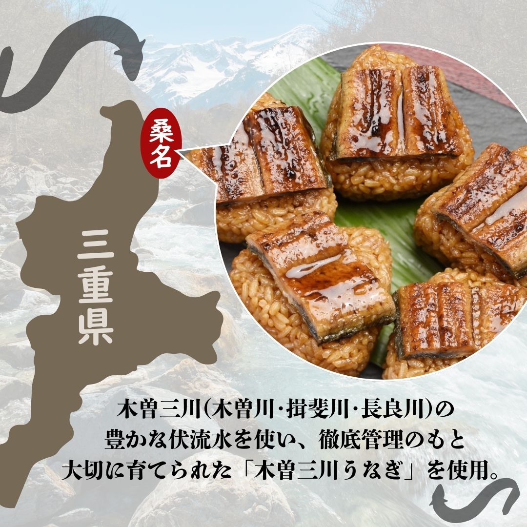 木曽三川うなぎ使用！うなぎおこわむすび
