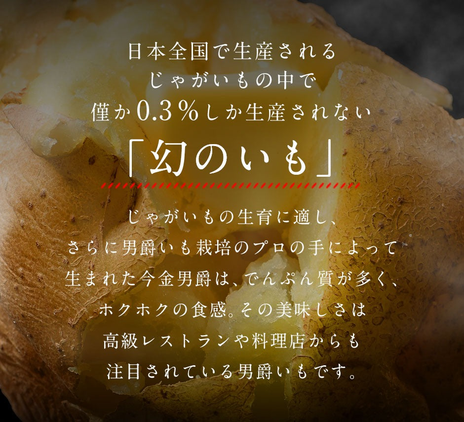 ＼幻のじゃがいも／北海道産 今金男爵 L～2Lサイズ【送料無料】
