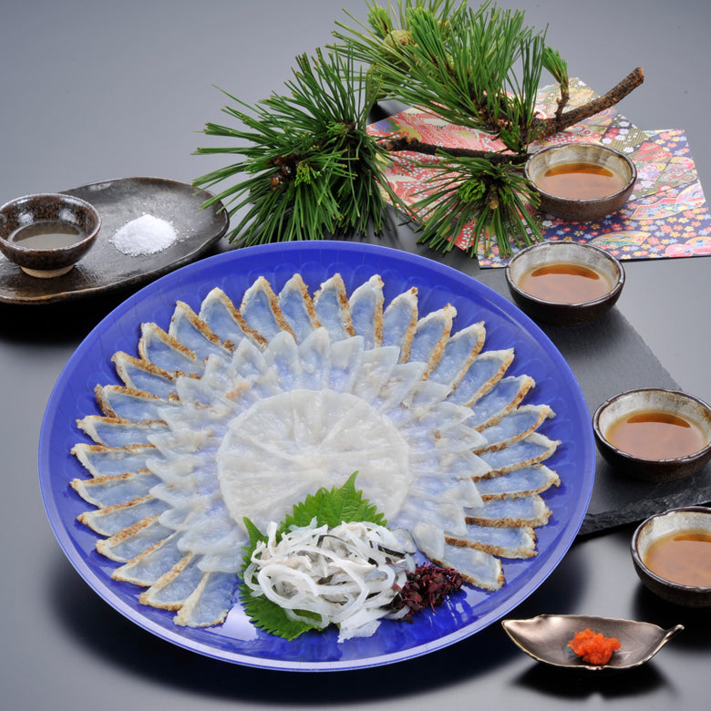 食楽庵ふる川 ふく刺し三種盛り（4人前）「送料込」