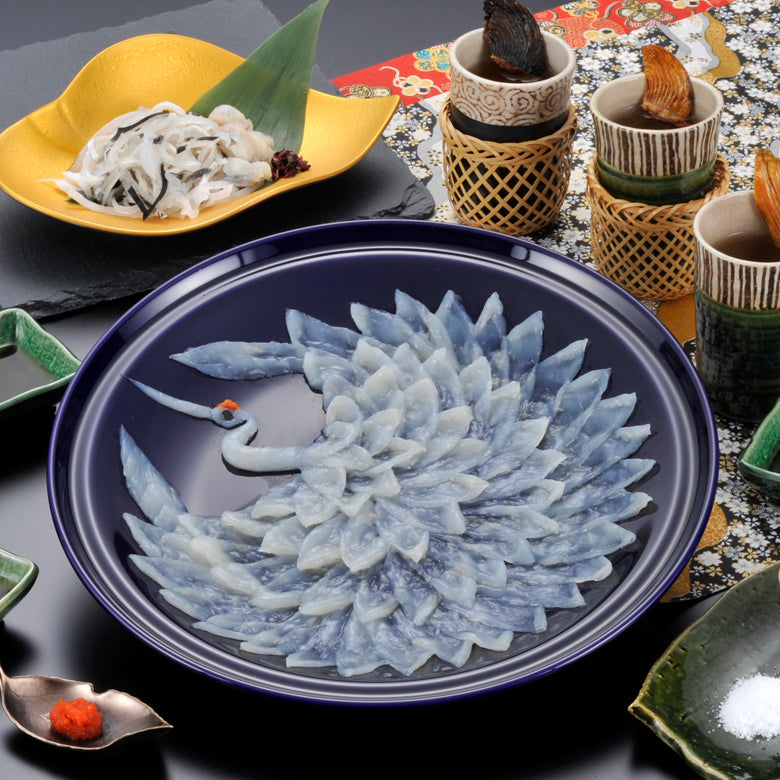 とらふく刺身 慶祝鶴🄬（4人前）「送料込」