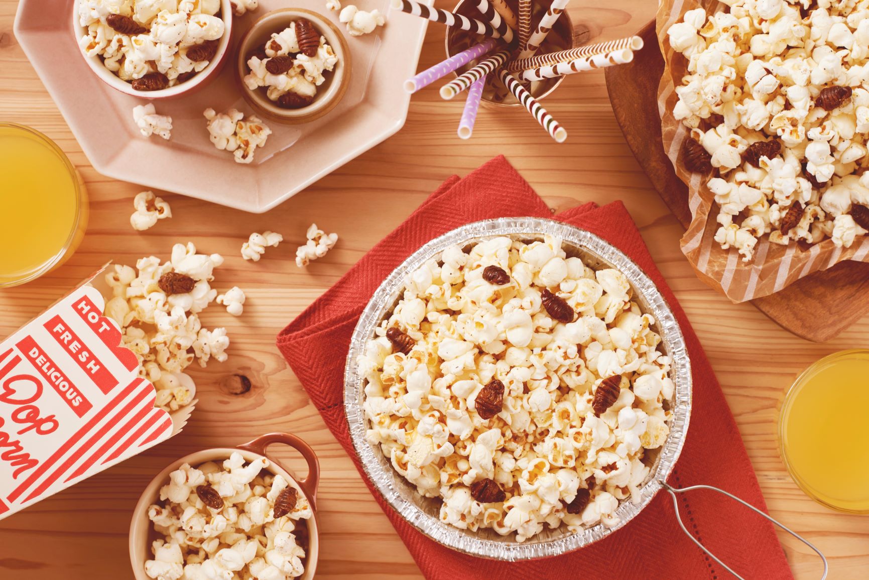 長野県産カイコ入りポップコーン「飛んで火に炒る夏の虫」 | 47CLUB