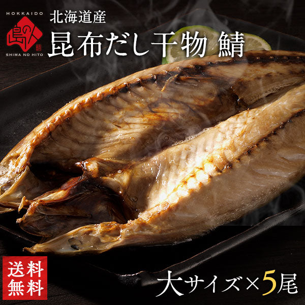 サバ 北海道標津産 鯖(サバ) 5尾セット【送料無料】