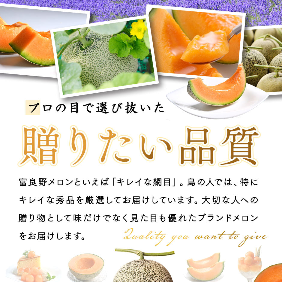 夏ギフト 富良野 メロン 秀品 送料無料 北海道 産地直送 フルーツ 果物【農作物】【島の人】【お取り寄せグルメ】御中元 お取り寄せグルメ ギフト 北海道 食べ物 食品 ふらの 果物 グルメ フルーツ
