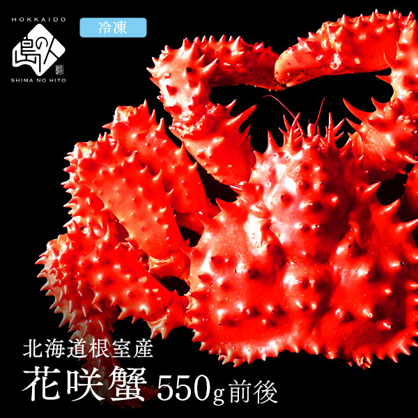 根室産 花咲ガニ姿（ボイル済み）550g前後