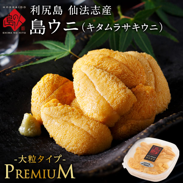 【新物予約】北海道 利尻島 仙法志産 プレミアム生キタムラサキウニ【送料無料】