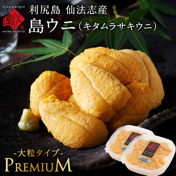 【新物予約】北海道 利尻島 仙法志産 プレミアム生キタムラサキウニ【送料無料】