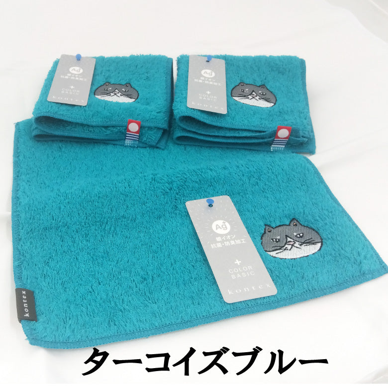 かなしきデブ猫ちゃん　MARU　Towel Handkerchief