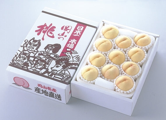 おかやま夢白桃（ロイヤル糖度12度以上）9個～12個（約2.7㎏）【お中元2025】【フルーツ】【発送は７/25～8/5迄】
