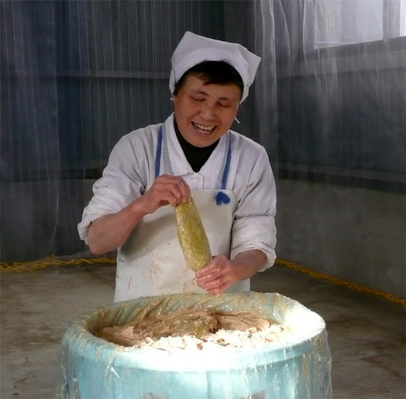 手づくりの白瓜の粕漬