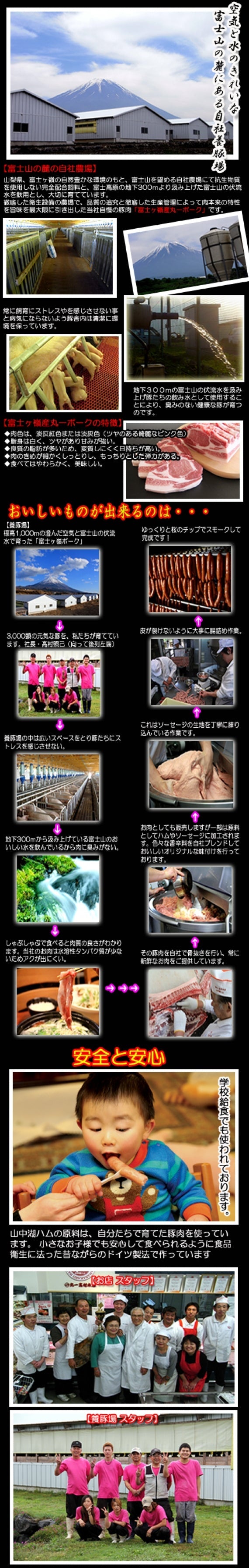 【かまいたちの旅番組で紹介】燻香高き、伝統ハム　山中湖ハムのホールスモークハム【化粧箱入】