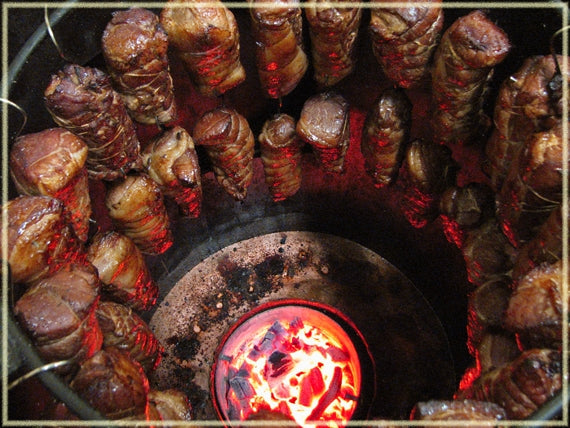 鹿児島黒豚の炭焼き焼豚　    一本箱入り