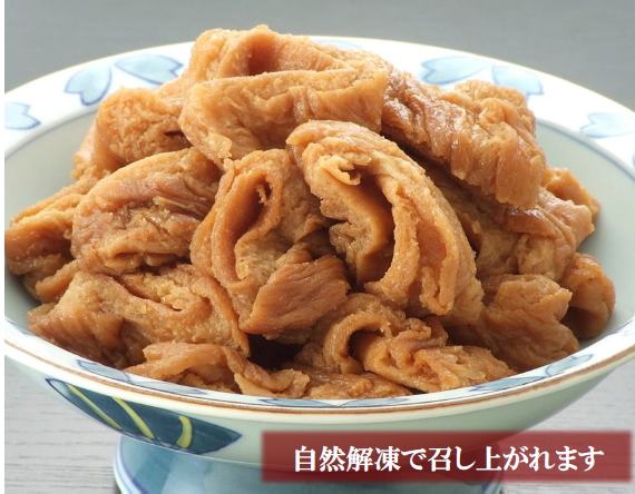 【物産展で大人気！】揚げ麩煮付け　160g(冷凍)