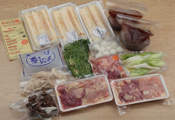 きりたんぽ「極」セット<５人用>比内地鶏ストレートスープ！比内地鶏の胸肉、もも肉入り
