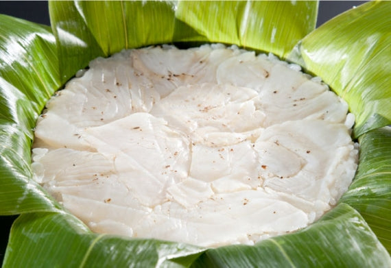 天然ひらめ炙り寿し