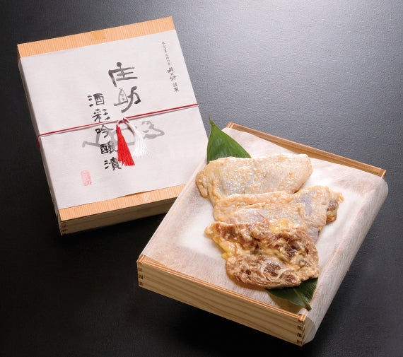 庄助酒彩吟醸漬　ヘルシー會ヶセット　ギフト向け木箱入り【高級ギフト】【精肉・肉加工品】