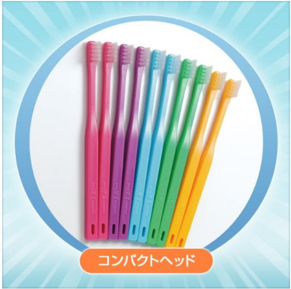 つまようじ法歯ブラシ V７(ブイセブン)  ふつう　やわらかめ　レギュラー　コンパクト　パステル　ビビッド　10本組　送料無料