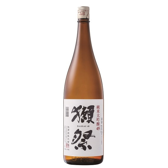 獺祭純米大吟醸45(1800ml×2本)クロネコ酒パック入り※包装不可。
