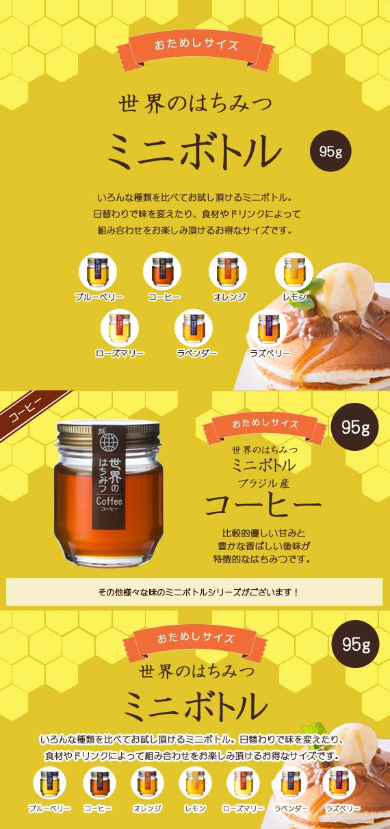 コーヒーハチミツミニボトル （95g）
