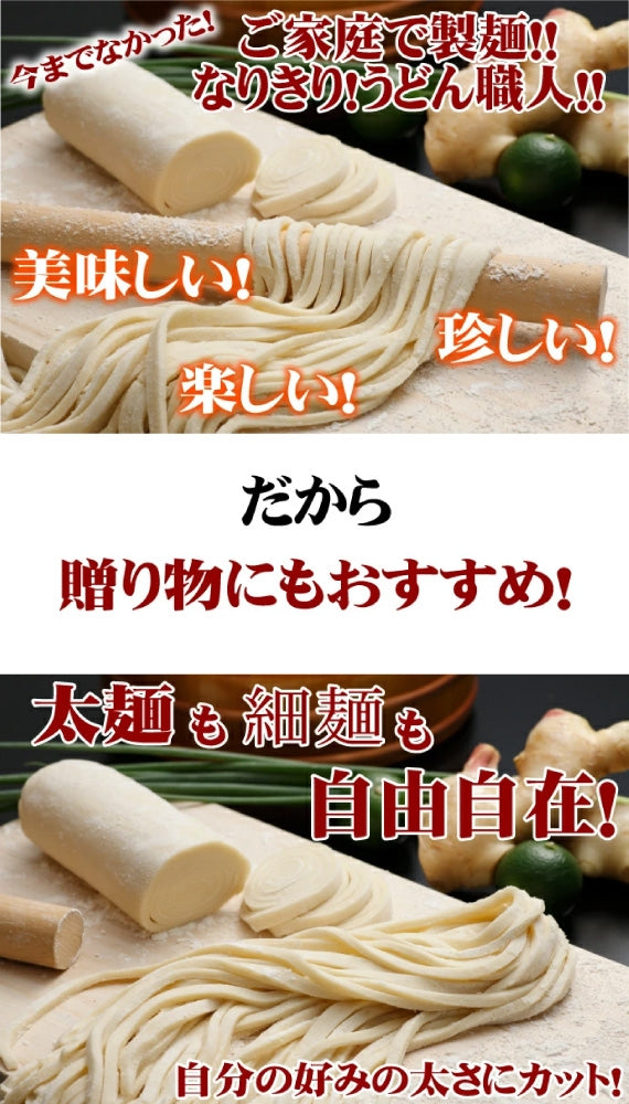 「琴線」巻いて熟成讃岐家うどん2本セット（6人前）つゆ付【送料無料】贈答用特別化粧箱入り