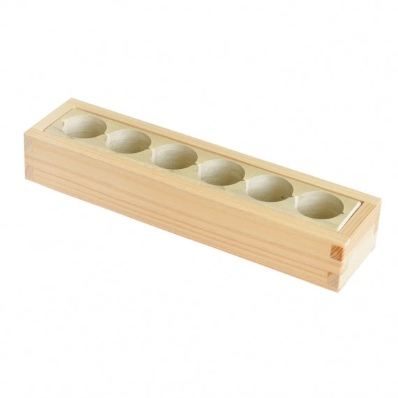 幕の内 (６ッ穴) 木製抜型・お弁当ツール #82514