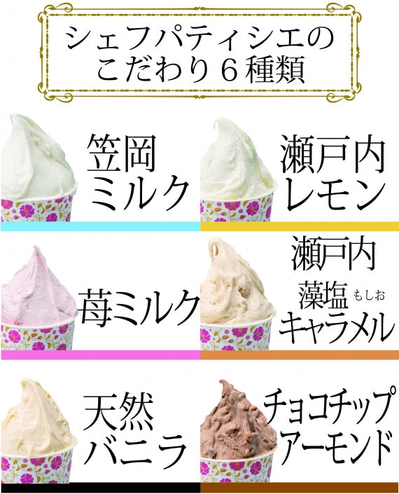 【ギフト】 NINIKINE　こだわりジェラート６個入り　贈答　プレゼント