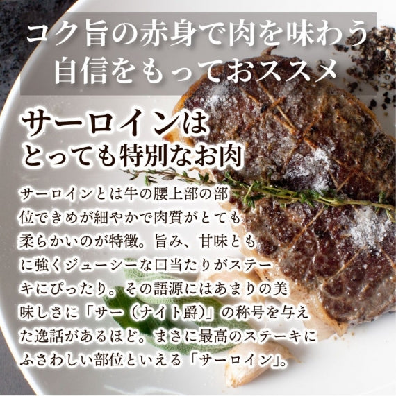 サーロイン ブロック ステーキ用 赤身 プレゼント リッチな 赤身 贅沢 牛肉