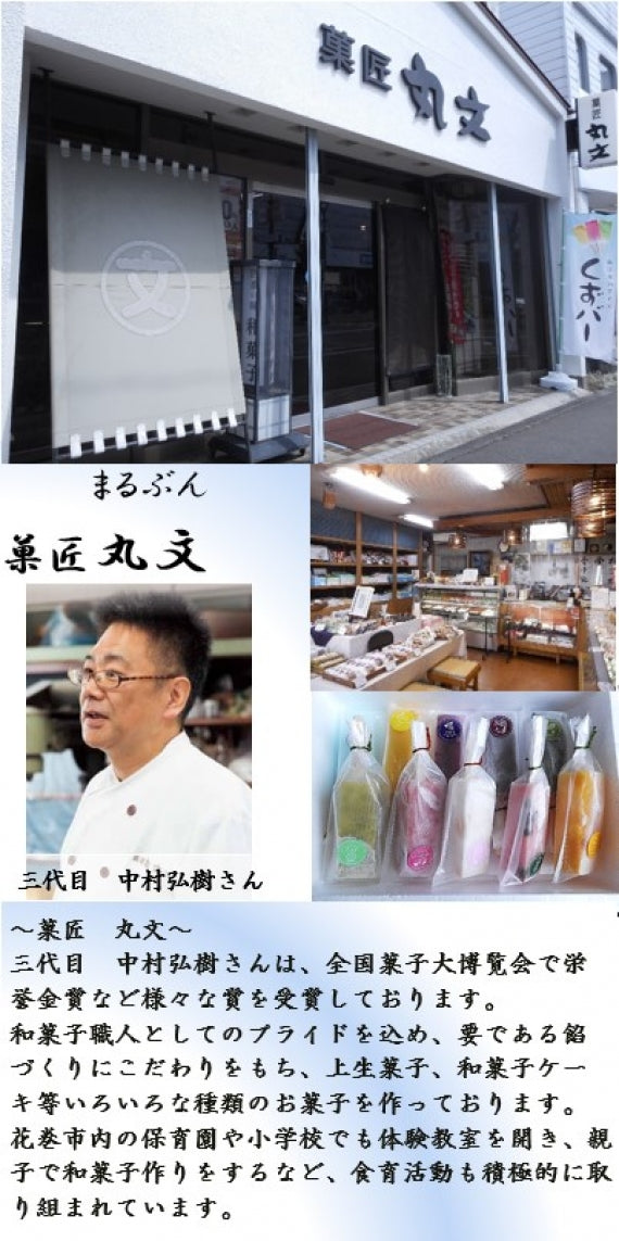 【送料無料】　菓匠『丸文』　溶けないアイス　くずバー　１０味　１０本　