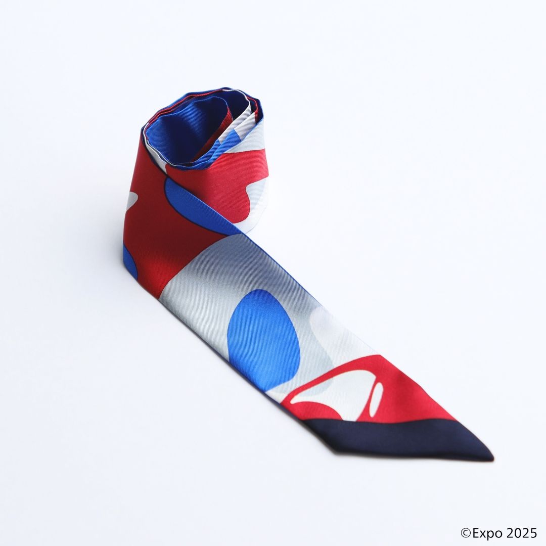 EXPO2025 ポーランド館 スタッフスカーフ ボレスワヴィエツ柄 限定 EXPO2025 ポーランド館 スタッフスカーフ ボレスワヴィエツ柄