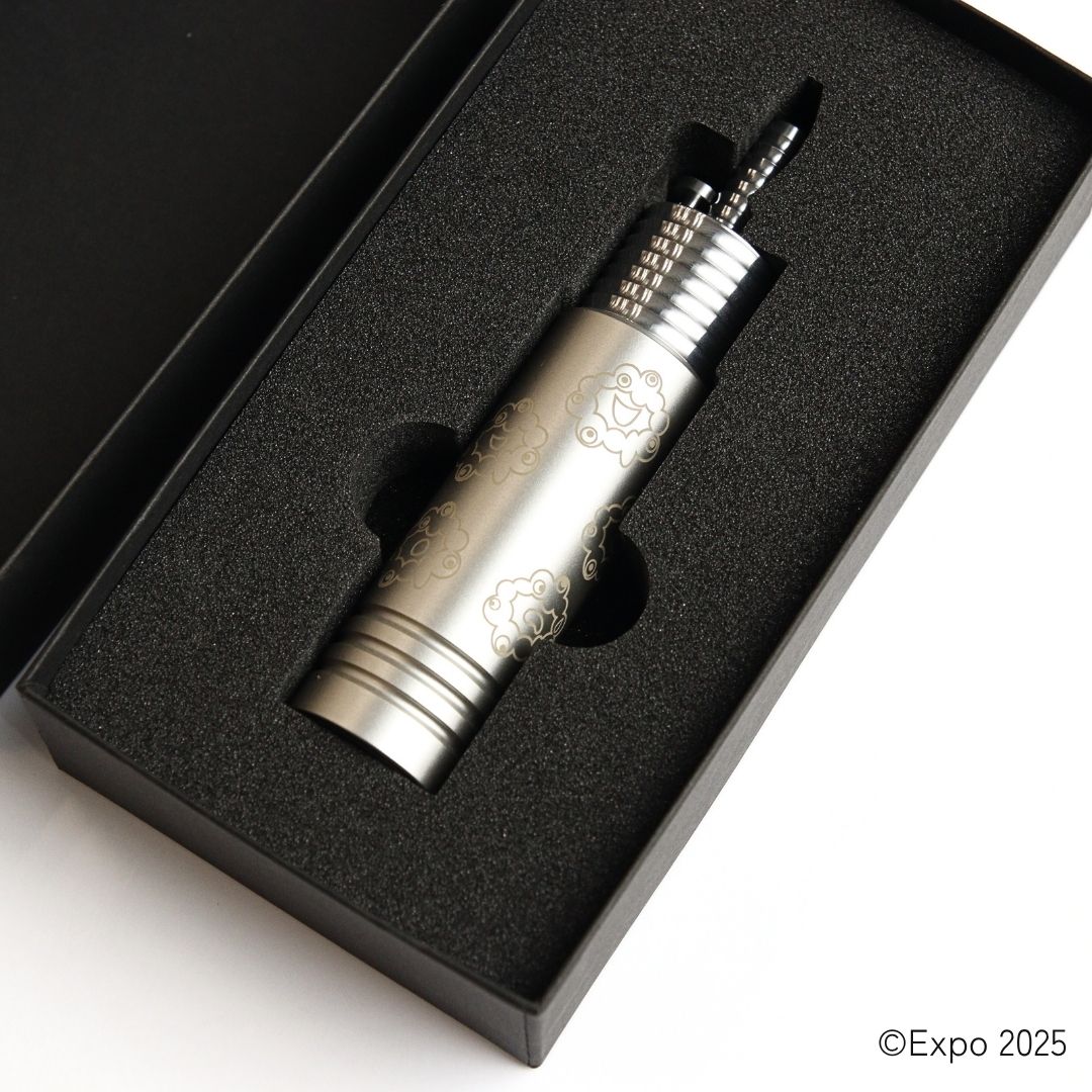 EXPO2025 ミャクミャク メタルクラフト 卓上ボールペン サンドシルバー