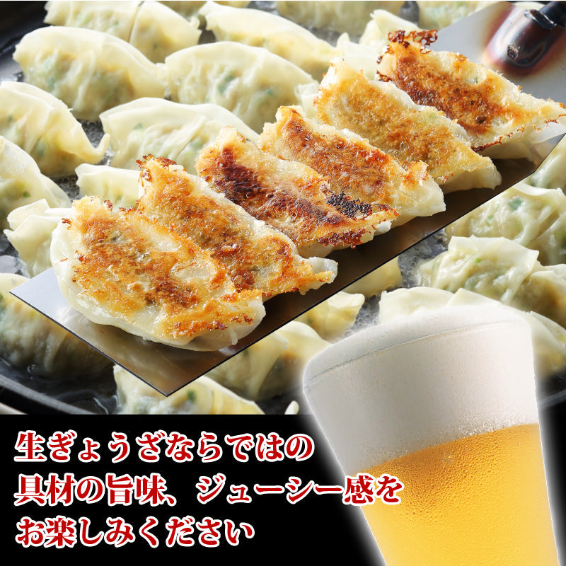 黒ぎょうざ40個入 特製たれ付き　無添加 国産素材 作りたて生餃子 黒豚 黒にんにく