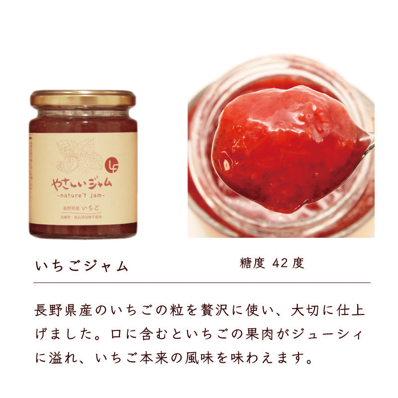 やさしいジャム ギフト お歳暮 2025 離乳食 ペースト プレゼント ジャム いちご 苺 もも 桃 あんず 杏 瓶 国産 大容量 瓶 低糖質 砂糖不使用 添加物不使用