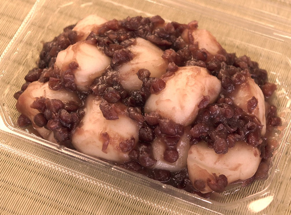 とりつけだんご粒あんとこしあんセット（300ｇor 500g＊２）※冷凍温度帯でお届け 自然若しくは電子レンジで約10分で解凍可