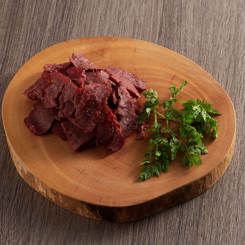 馬肉燻製詰パストラミスライス80g【賞味期限冷凍30日】【精肉・肉加工品】
