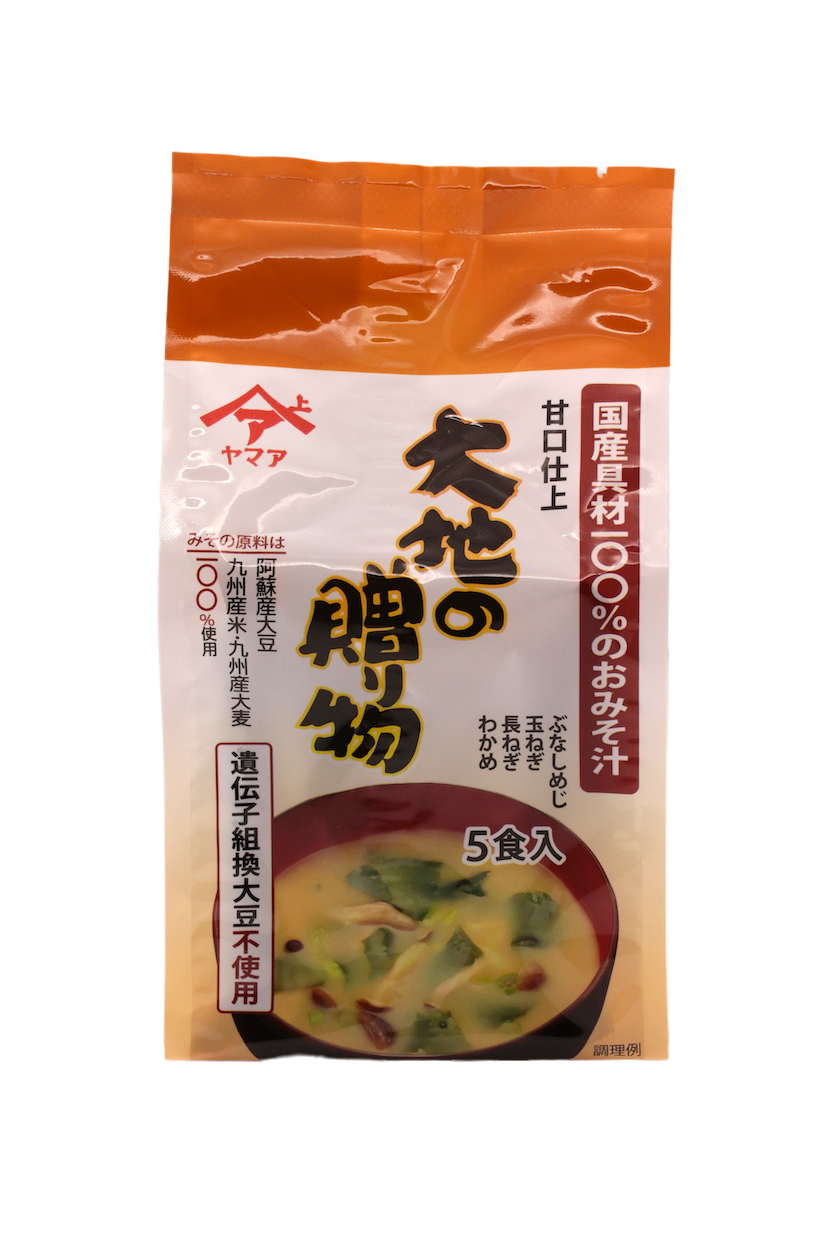 フリーズドライみそ汁「大地の贈り物」5個入り