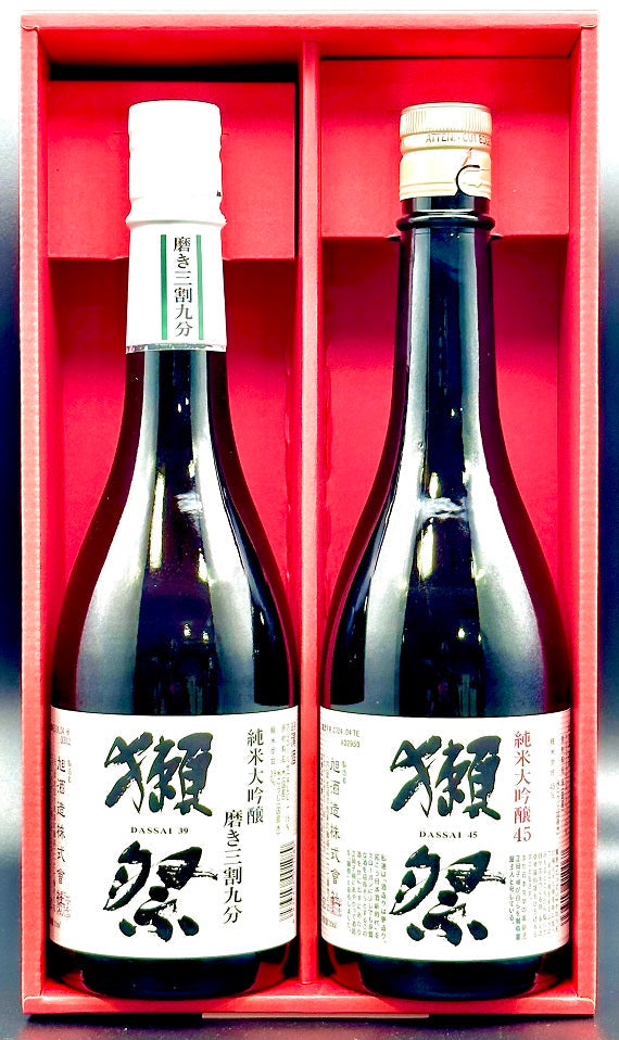 ☆獺祭(だっさい)　39・45セット純米大吟醸磨き三割九分と純米大吟醸45(720m)l×2本