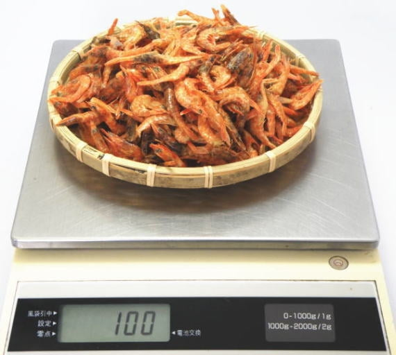 食べる小えび　100ｇ単位の量り売り！