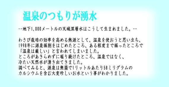 天城山深層水　2L×6本入