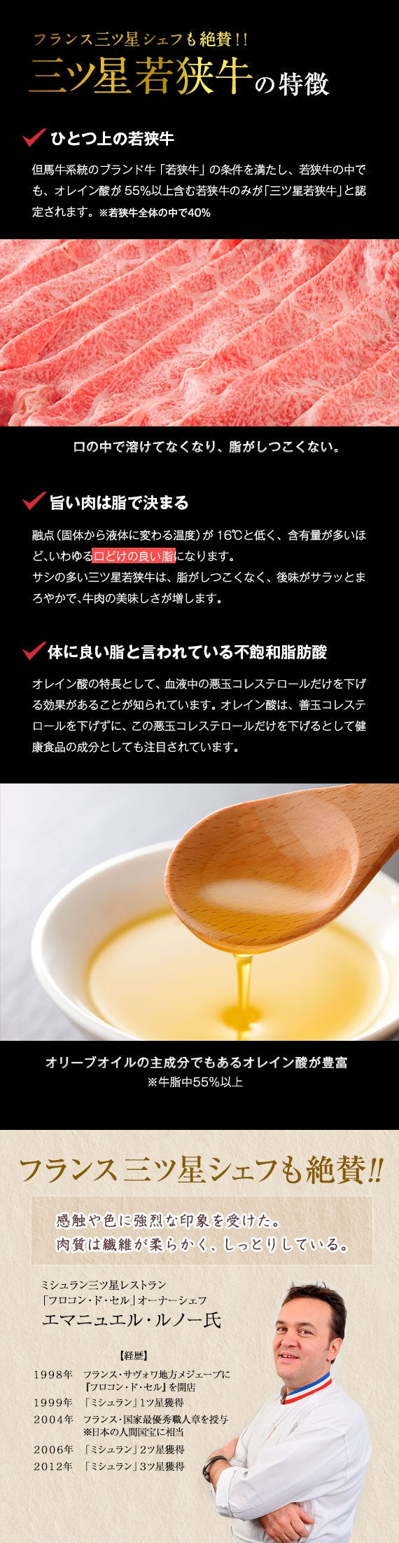 【お試し】 三ツ星若狭牛〈切り落とし〉500g（4～5人前）［冷蔵便］