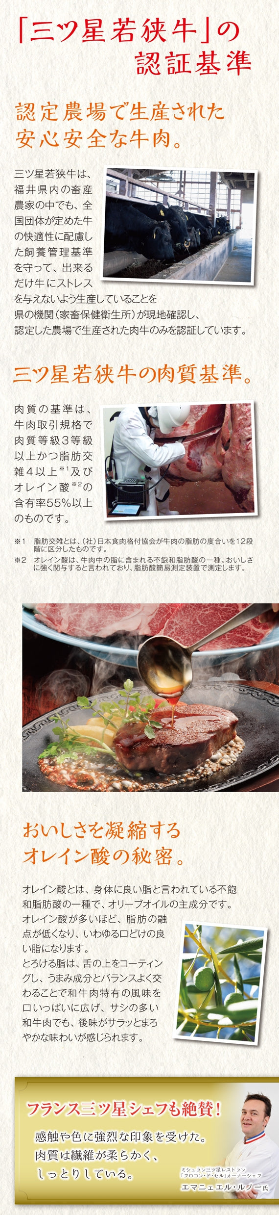 『三ツ星若狭牛』サンカク(焼肉用)[200g×1]　【特製醤油漬けタレ付き】 高級黒毛和牛　若狭牛 三角バラ 焼肉 福井特産〈冷凍便〉【お中元2023】【精肉・肉加工品】