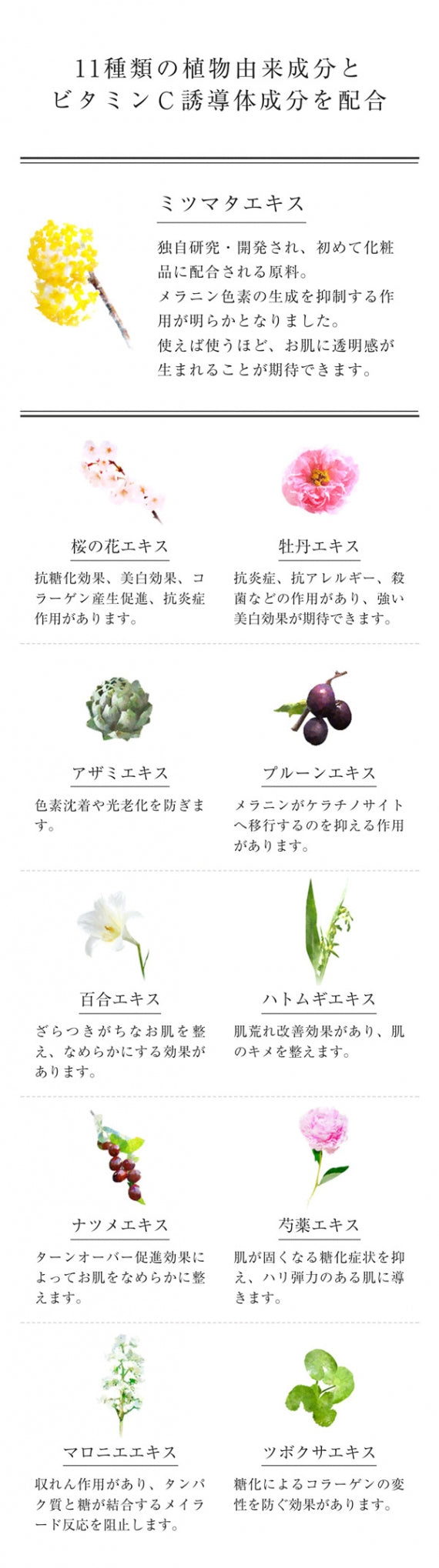 【こんなのあるんだ大賞2018グランプリ受賞！】＜お得な3本まとめ買い＞送料無料 【結の香 YUNOKA】 ミツマタエキス配合 ホワイトセラム＜美容液＞