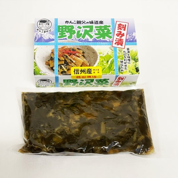 がんこ親父の味道楽野沢菜醤油漬大サイズ　信州長野限定のお土産