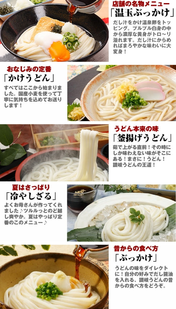 「琴線」本場讃岐うどん（4人前）＆さぬきうどん極太麺（4人前）＆巻いて熟成讃岐家うどん（3人前）合計11人前セット！つゆ付【送料無料】贈答用特別化粧箱入り