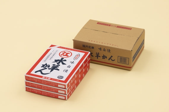 【送料込み】福井の冬の風物詩　水羊かん　3箱セット【お歳暮2024】【スイーツ・洋菓子・和菓子】
