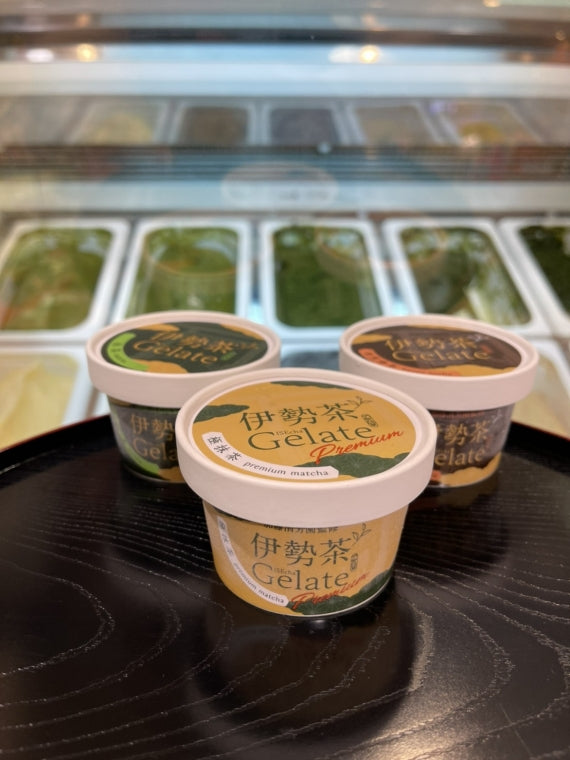 プレミアム伊勢茶ジェラート 12個セット【極抹茶・抹茶・焙煎棒茶】【送料無料】　※北海道・沖縄・離島を除く